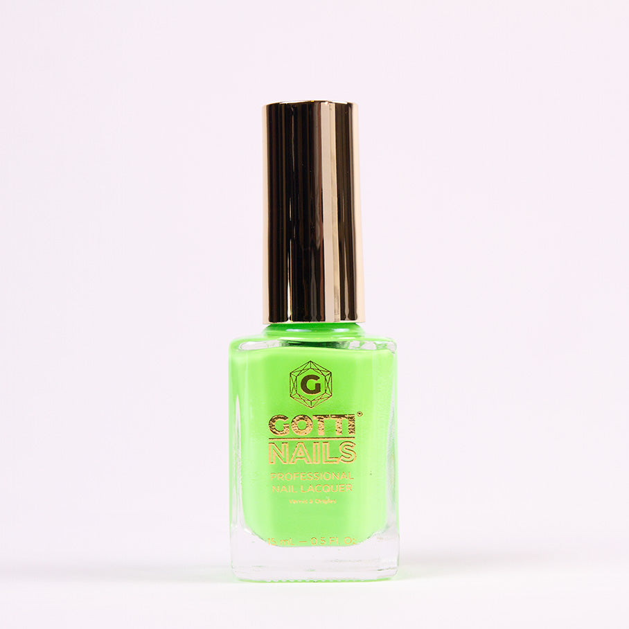 #55L Gotti Nail Lacquer - Glo On Green