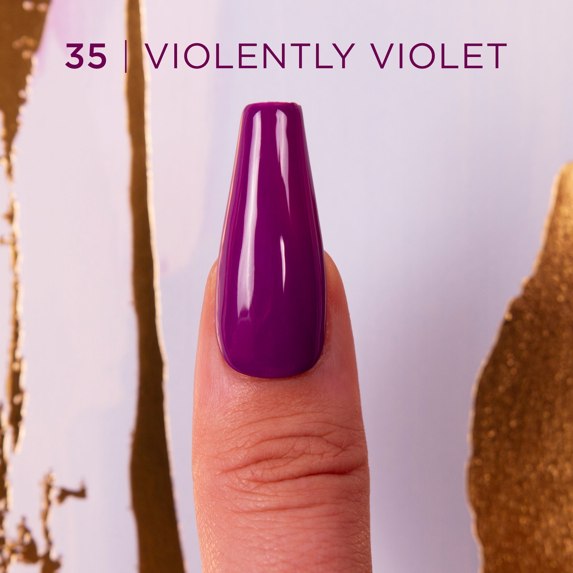 #35 Gotti Gel Color - Violently Violet - Gotti Nails